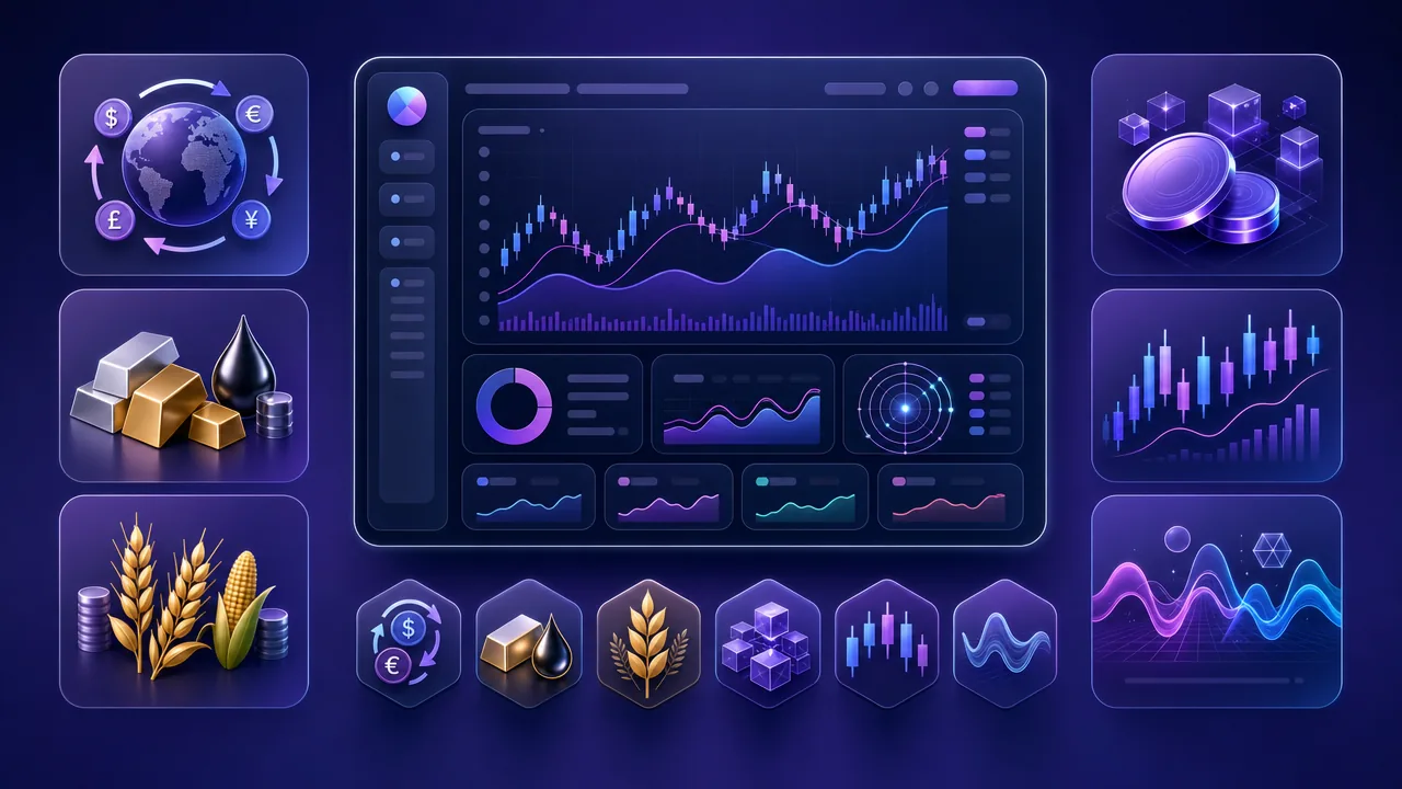 Deriv view of markets on TradingView
